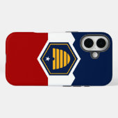 Apple iPhone 16 Hülle, Flagge des Bundesstaates Ut Case-Mate iPhone Hülle (Rückseite (Horizontal))