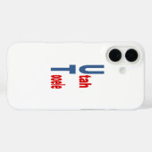 Apple iPhone 16 Hülle UTAH TOURISMUS (Rückseite (Horizontal))