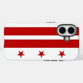 Apple iPhone 16 Hülle, Washington DC Flagge Case-Mate iPhone Hülle (Rückseite (Horizontal))
