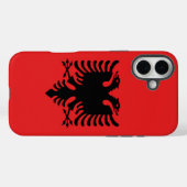 Apple iPhone 16 Plus Case-Mate, Albanien-Flagge Case-Mate iPhone Hülle (Rückseite (Horizontal))
