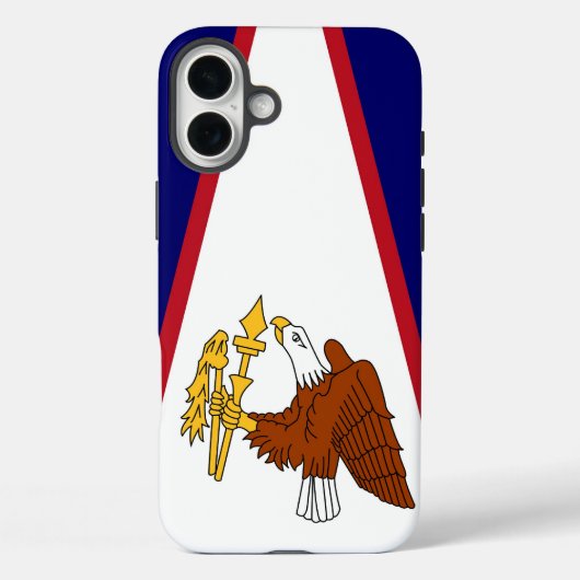 Apple iPhone 16 Plus Case-Mate Amerikanisches Samo Hülle (Rückseite)