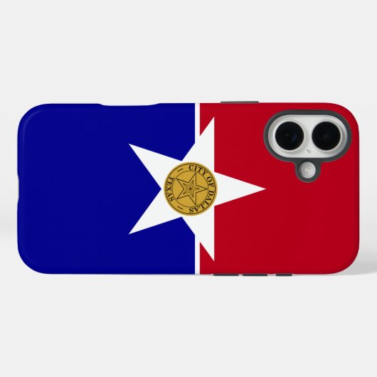 Apple iPhone 16 Plus Case-Mate Dallas flag Case-Mate iPhone Hülle (Rückseite (Horizontal))