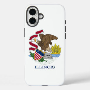 Apple iPhone 16 Plus Case-Mate, Illinois-Flagge Hülle
