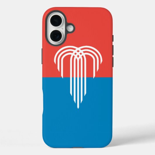 Apple iPhone 16 Plus Case-Mate Kansas City Flag Hülle (Rückseite)