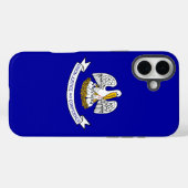 Apple iPhone 16 Plus Case-Mate, Louisiana-Flagge Case-Mate iPhone Hülle (Rückseite (Horizontal))
