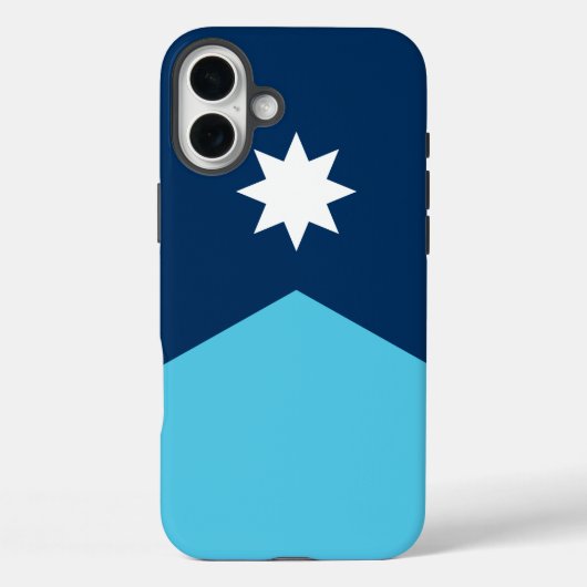 Apple iPhone 16 Plus Case-Mate-Minnesota-Flag Case-Mate iPhone Hülle (Rückseite)