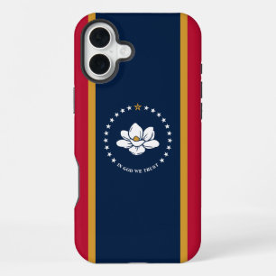 Apple iPhone 16 Plus Case-Mate Mississippi-Flag Hülle