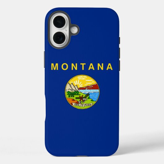 Apple iPhone 16 Plus Case-Mate Montana-Flag Hülle (Rückseite)