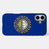 Apple iPhone 16 Plus Case-Mate Neue Hampshire-Flag Hülle (Rückseite (Horizontal))