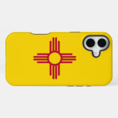 Apple iPhone 16 Plus Case-Mate New Mexico Flag Hülle (Rückseite (Horizontal))