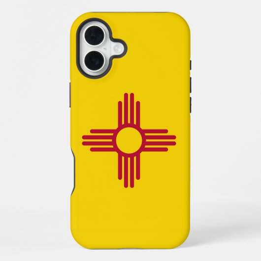 Apple iPhone 16 Plus Case-Mate New Mexico Flag Hülle (Rückseite)