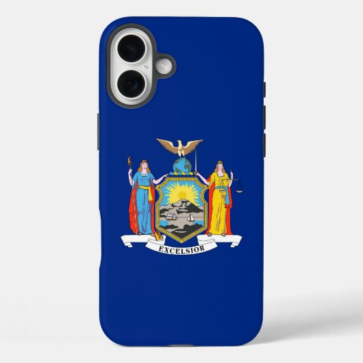 Apple iPhone 16 Plus Case-Mate New York Flagge Hülle (Rückseite)