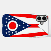 Apple iPhone 16 Plus Case-Mate Ohio-Flag Hülle (Rückseite (Horizontal))