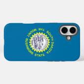 Apple iPhone 16 Plus Case-Mate South Dakota Flagge Hülle (Rückseite (Horizontal))