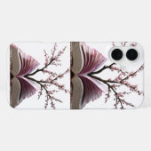 Apple iPhone 16 Plus Fall - Cherry Blossom Buch Hülle (Rückseite (Horizontal))