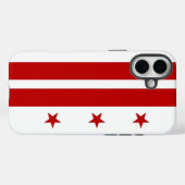 Apple iPhone 16 Plus Hülle, Washington DC Flagge Case-Mate iPhone Hülle (Rückseite (Horizontal))