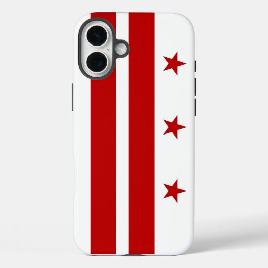 Apple iPhone 16 Plus Hülle, Washington DC Flagge Case-Mate iPhone Hülle (Rückseite)