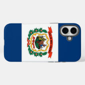 Apple iPhone 16 Plus Hülle, West Virginia-Flagge Case-Mate iPhone Hülle (Rückseite (Horizontal))