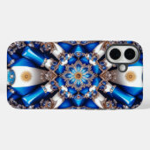 Apple iPhone 16 Plus Mate, Argentinien Farben Case-Mate iPhone Hülle (Rückseite (Horizontal))