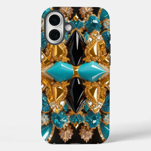 Apple iPhone 16 Plus Mate, Bahamas Farben Case-Mate iPhone Hülle (Rückseite)