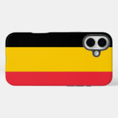 Apple iPhone 16 Plus Mate, belgische Flagge Case-Mate iPhone Hülle (Rückseite (Horizontal))