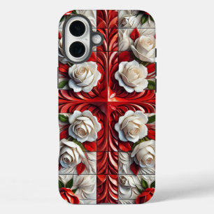 Apple iPhone 16 Plus Mate, England Farben Flagge Hülle
