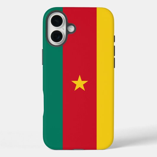 Apple iPhone 16 Plus Mate, Flagge von Kamerun Case-Mate iPhone Hülle (Rückseite)