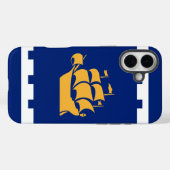 Apple iPhone 16 Plus Mate, Flagge von Québec Case-Mate iPhone Hülle (Rückseite (Horizontal))