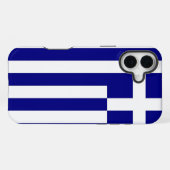 Apple iPhone 16 Plus Mate, Greece flag Hülle (Rückseite (Horizontal))
