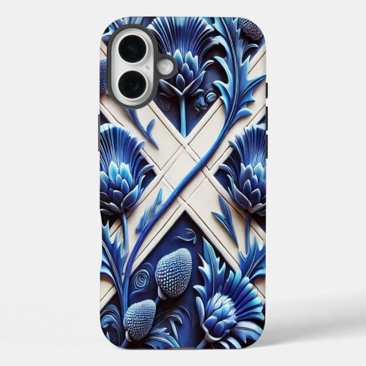 Apple iPhone 16 Plus Mate, Schottische Disteln Case-Mate iPhone Hülle (Rückseite)