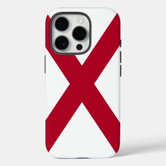 Apple iPhone 16 Pro Case-Mate, Alabama-Flagge Case-Mate iPhone Hülle (Rückseite)