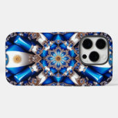 Apple iPhone 16 Pro Case-Mate, Argentinien Farben Case-Mate iPhone Hülle (Rückseite (Horizontal))