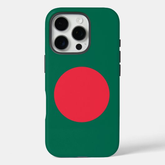 Apple iPhone 16 Pro Case-Mate, Bangladesch-Flagge Case-Mate iPhone Hülle (Rückseite)