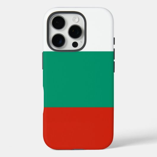 Apple iPhone 16 Pro Case-Mate, bulgarische Flagge Case-Mate iPhone Hülle (Rückseite)