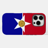 Apple iPhone 16 Pro Case-Mate, Dallas-Flagge Case-Mate iPhone Hülle (Rückseite (Horizontal))