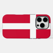 Apple iPhone 16 Pro Case-Mate, Dänemark-Flagge Case-Mate iPhone Hülle (Rückseite (Horizontal))