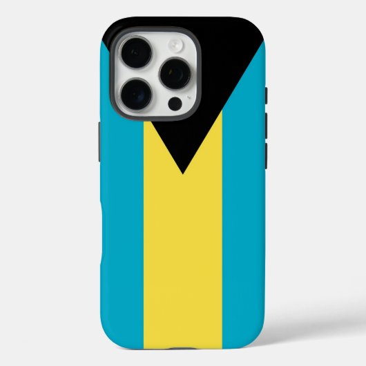 Apple iPhone 16 Pro Case-Mate, Flagge der Bahamas Case-Mate iPhone Hülle (Rückseite)