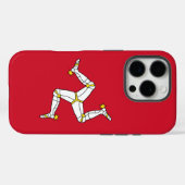Apple iPhone 16 Pro Case-Mate, Flagge der Isle of Case-Mate iPhone Hülle (Rückseite (Horizontal))