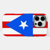 Apple iPhone 16 Pro Case-Mate, Flagge von Puerto R Case-Mate iPhone Hülle (Rückseite (Horizontal))