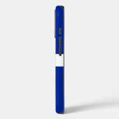 Apple iPhone 16 Pro Case-Mate, Flagge von Québec Case-Mate iPhone Hülle (Rückseite / Links)