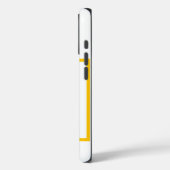 Apple iPhone 16 Pro Case-Mate, Flagge von Rhode Is Case-Mate iPhone Hülle (Rückseite / Links)