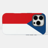 Apple iPhone 16 Pro Case-Mate, Flagge von Tschechi Case-Mate iPhone Hülle (Rückseite (Horizontal))