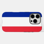 Apple iPhone 16 Pro Case-Mate, Frankreich-Flagge Case-Mate iPhone Hülle (Rückseite (Horizontal))