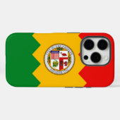 Apple iPhone 16 Pro Case-Mate, Los Angeles Flag Case-Mate iPhone Hülle (Rückseite (Horizontal))