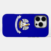 Apple iPhone 16 Pro Case-Mate, Louisiana-Flagge Case-Mate iPhone Hülle (Rückseite (Horizontal))