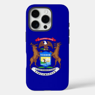 Apple iPhone 16 Pro Case-Mate, Michigan-Flagge Hülle