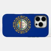 Apple iPhone 16 Pro Case-Mate, neue Hampshire-Flag Case-Mate iPhone Hülle (Rückseite (Horizontal))