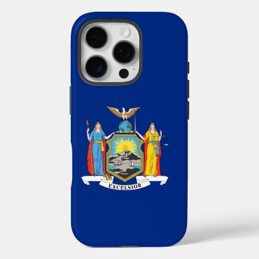 Apple iPhone 16 Pro Case-Mate, New Yorker Staatsfl Case-Mate iPhone Hülle (Rückseite)