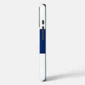 Apple iPhone 16 Pro Case-Mate, North Carolina Flag Case-Mate iPhone Hülle (Rückseite / Links)