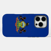 Apple iPhone 16 Pro Case-Mate, Pennsylvania-Flagge Case-Mate iPhone Hülle (Rückseite (Horizontal))